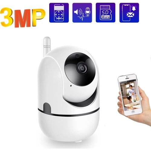 3mp Surveillance Cameras with WiFi CCTV IP Camera WiFi mini Camera Baby Monitor Video Recorder Smart Home Full HD 1080P