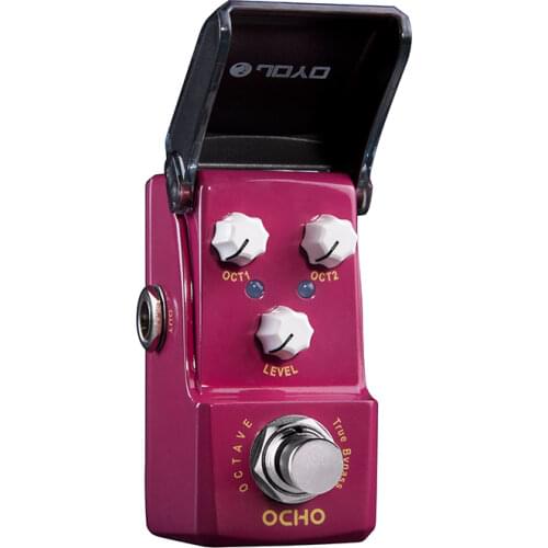 JOYO JF-330 OCHO Octave Effect Guitar AMP Simulator Overdrive Pedal For Electric Guitar Up And Down OCHO Width True Bypass