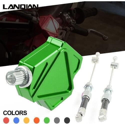 Motorcycle CNC Stunt Clutch Lever Easy Pull Cable System For Kawasaki KX KLX KDX 65 85 100 125 150 250 450 F R S SR D-TRACKER