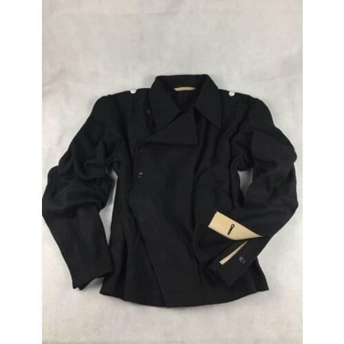 WWII WW2 GERMAN ARMY PANZER BLACK WOOL RETRO JACKET MILITARY UNIFORM WORLD WAR II MILITARY WAR REENACTMENTS EQUIPMENT 5605101