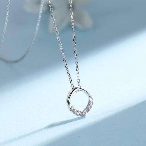 Newest Fashion Elegant Semi Rhinestone Necklaces Geometric Square Pendants Necklace Clavicle Choker Women Jewelry Gift