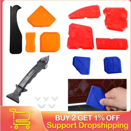2pcs Plastic Scraper Caulking Spatula Glue Shovel Sealant Remover Tool Kit Window Edge Glass Cleaning Tools Hand Tools
