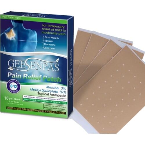 50pcs/5boxes Herbal Pain Reliever Pain Relieving Patch Relieve Backache and Neck Pain