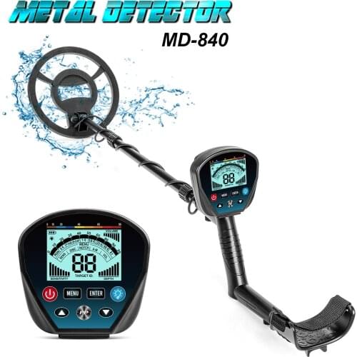 Metal detector Gold Digger Treasure Hunter Professional Pinpointer Underground Gold Detector Underwater MD840 Waterproof