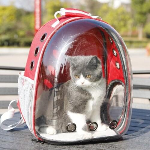 Transparent space package dog and cat cat space bag backpack backpack pet pet products