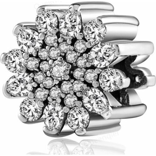 925 Sterling Silver Charms Crystal European Bead Fit Original Bracelets Chain DIY Pendant Charm Beads Girl Women Jewelry Making