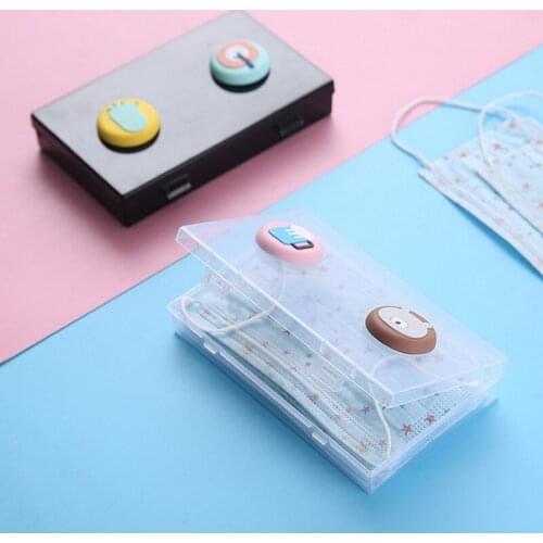 Cute Cartoon Mask Container Box Face Mask Storage Case Surgical Mask Container Disposable Face Mask Container Face Mask Storage