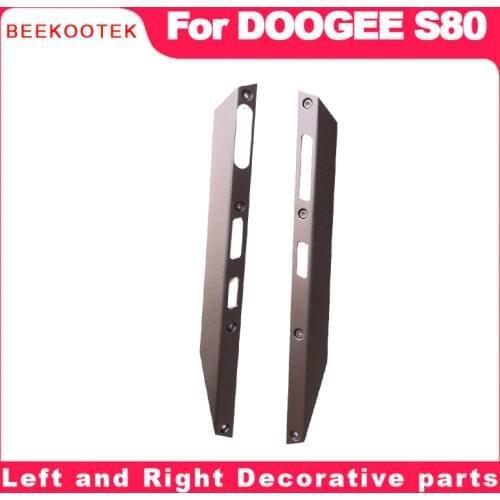 100% Original DOOGEE S80 left side and right decoration part battery cover Metal piece Replacement Accessories Parts