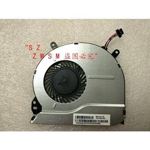 1PCS-10PCS Genuine New FCN DFS531105MC0T FBGF CPU FAN For Hp 14-B 15-B 15-B142DX 15-B119TX B135TX CPU COOLING FAN 702746-001