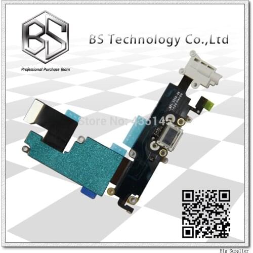 10ocs/lot for iPhone 6 Plus Dock Connector Charging Port Flex for iPhone6 Plus Original Official New 5.5 inch