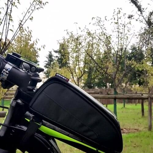 1680D High Density Fabric Waterproof Bicycle Frame Bag Bike Phone Bag