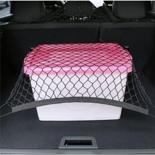 4 HooK Car Trunk Cargo Mesh Net Luggage For Seat Ibiza Arosa Leon Toledo Alhambra Exeo FR Supercopa Mii Altea Cordoba