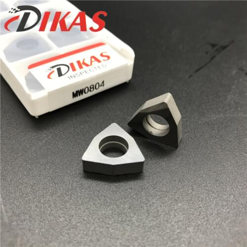 Dikas 10PCS MW0804 Tool Holder Accessories MWLNR/L Tungsten carbide Accessories hard alloy Accessories