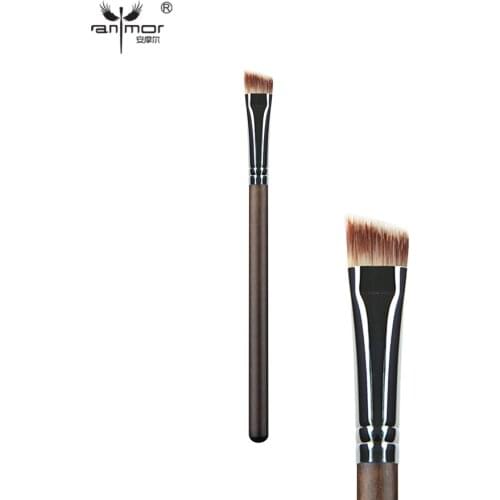 Anmor Synthetic Hair Angled Eyebrow Brush High Quality Eye Makeup Brushes for Daily or Professional Make Up Brow Brush brochas