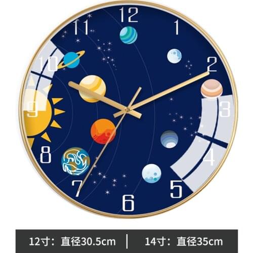 Kids Nordic Wall Clock Modern Design Silent Digital Minimalist Mute Wall Clock Living Room Bedroom Wandklok Home Decor JJ60WC