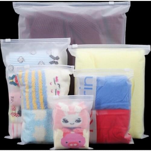 20 pieces Double thick Plastic Storage Bags Jewelry/clothes Zip Zipped Lock Reclosable Poly Packaging Bags Accept custom logo