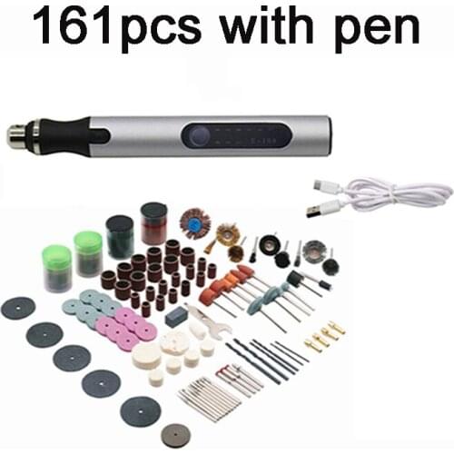 Electric Drill Grinder 180W Engraving Pen Grinder Mini Drill DIY Drill Electric Rotary Tool Rotating Polishing Bits Power Tool