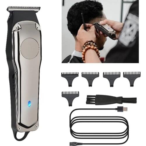 Electric Hair Clipper For Professional Barbershop Rechargeable Cordless Hair Trimmer Family Use Hair Cutting Machine Hairdresser