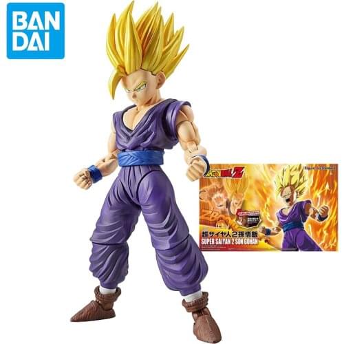Bandai Assembled Model Figure-rise Dragon Ball Super Saiyan 2 Son Gohan Action Figure Decoration Toy Childrens Birthday Gift