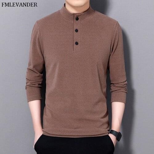 FMLEVANDER Men's Plain T-shirts