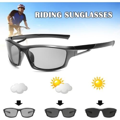 Photochromic Cycling Glasses Road Bike Sunglasses Men Women Outdoor Goggle Sports Eye Wear WHShopping