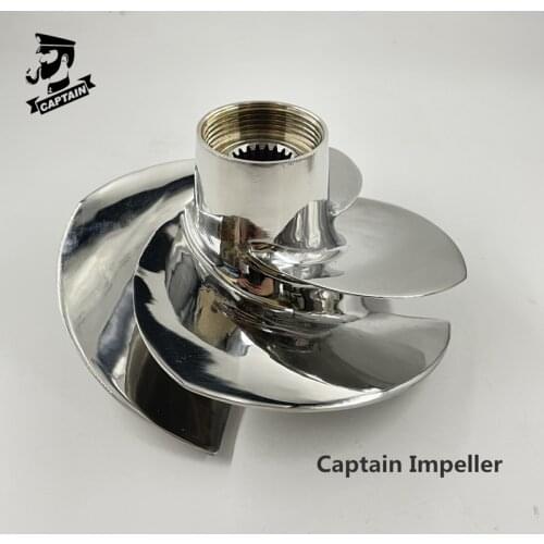 Jet Ski Impeller Watercraft Parts 150mm fit Seadoo BRP GTI 90 GTS 90 2017- New 4 Blade Polished 267000919