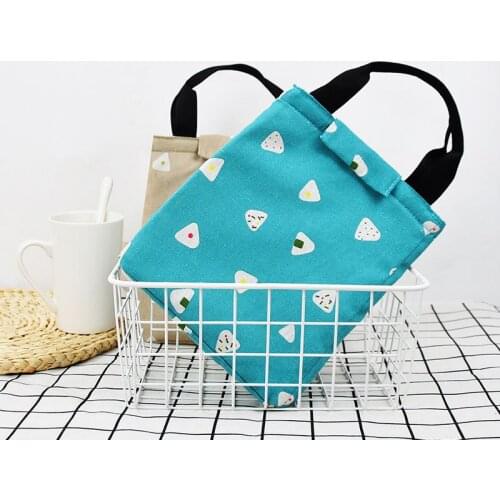 Cotton hand-held student aluminum foil insulation lunch bag