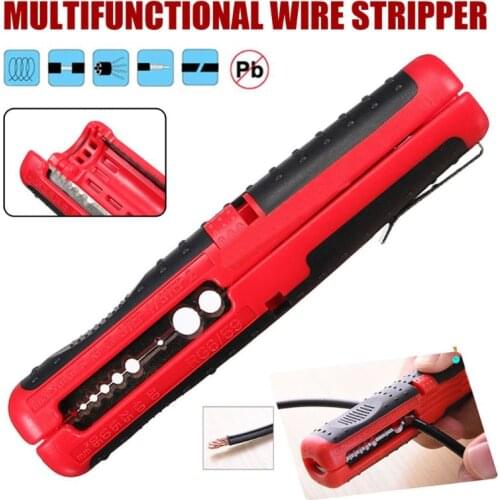 Coaxial Cable Wire Pen Cutter Stripper Hand Pliers Tool for Cable Stripping Multifunctional Stripper Crimper Dismantling