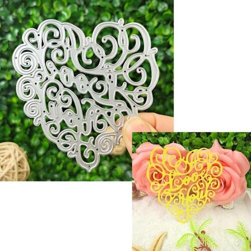 Suitable for Valentines Day metal cutting die and DIY scrapbook photo album 3D greeting card making love words 2021 NEW