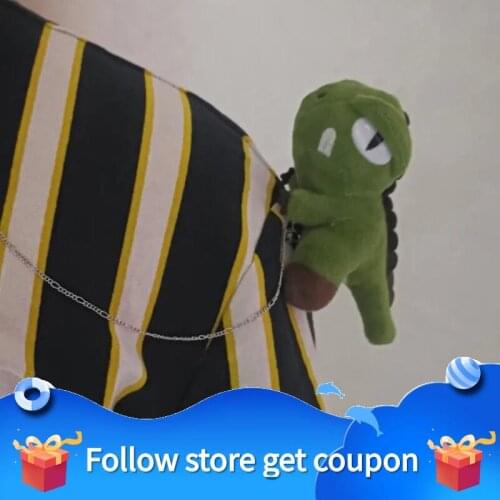 Dinosaur Plush Brooch Toys Couple Coat Accessories Cartoon Adorable Stereoscopic Charms Animal Badges Pin Unisex