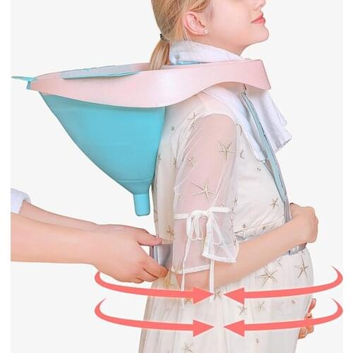 Portable Shampoo Basin Hairdressing Hair Washing Sink Bowl Tool for Maternity Handicapped Bedridden Patients Kids Accessories