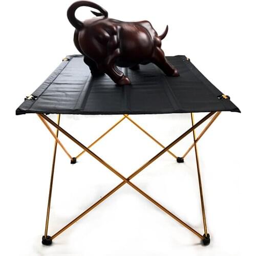 Practical Folding Ultralight Camping Picnic Fishing Outdoor Aluminium Alloy Table