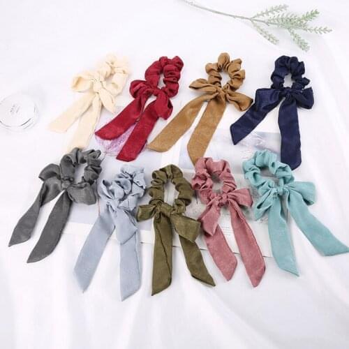 Womens Hair Bands Bow Knot Hair Bands bowknot Hair Bands Multiple Colors Hair Bands Elastic Hair Bands Elegant Ribbon Hair Bands