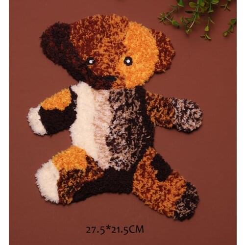 Embroidered bear plum deer embroidery clothing accessories cartoon animal new craft cloth paste custom embroidered patches