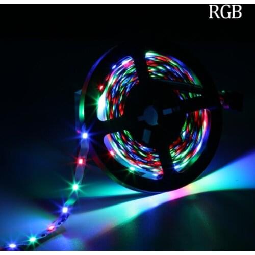 RGB LED Strip 12V SMD 5050 2835 5M Waterproof/Not Waterproof Flexible Light Strip12Volt Tape Lamp Ribbon TV Backlight Ledstrip
