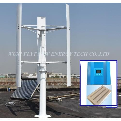 Home use 3kw vertical wind turbine 250 RPM wind generator 48v 96v 120v off grid 3 phase 3 blades no noise home use wind turbine