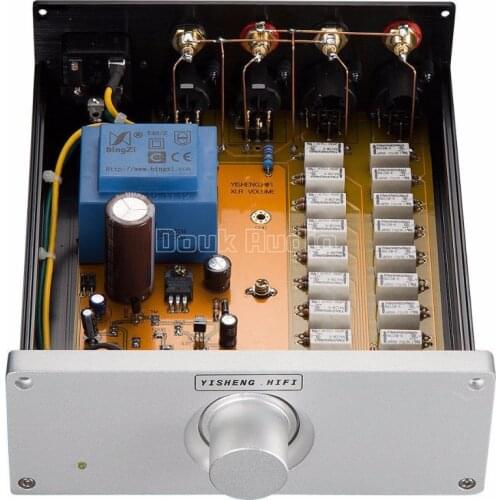 2020 Latest Nobsound High Accuracy Relay Volume Controller Balanced Potentiometer Passive Preamp XLR Volume Control 0.1