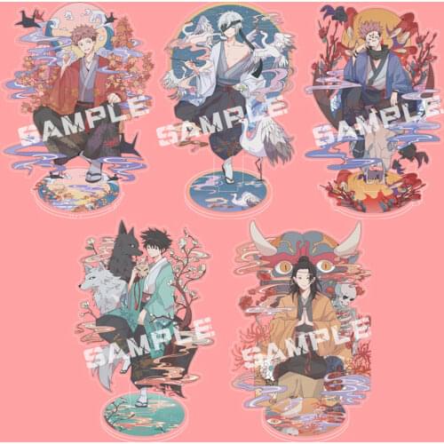 Japanese Anime Jujutsu Kaisen Acrylic Stand Ornaments JJK Itadori Fushiguro Gojo Action Figure Toy 16CM