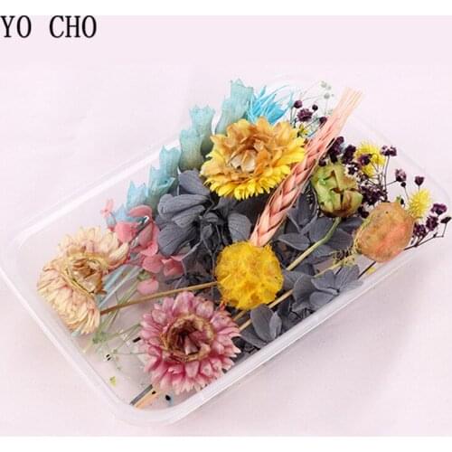 YO CHO dried flower material Eternal flower resin jewelry dry plant embossing DIY production craft accessories