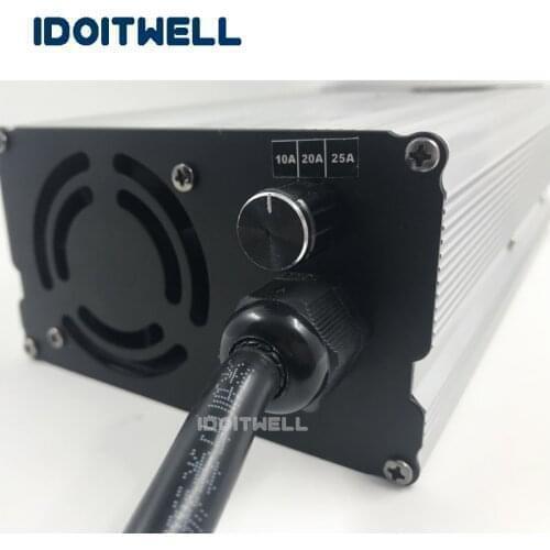 Current adjustable 14S lithium battery charger 58.8V 9A 5A Professional Custom 14S li ion battery charger for 48V with CE ROHS