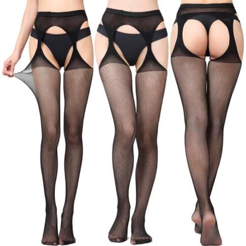 Female Sexy Stockings Long Tube Sling Sexy Tights Black Shaping Stockings Pantyhose Free Take Off Portable Tights Pantyhose