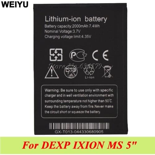 10PCS/LOT For DEXP IXION MS 5 Inch Battery For THL W200 W200S Battery Batterie Bateria AKKU Accumulator 2000mAh