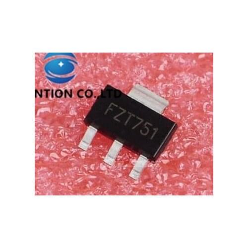 10PCS Triode FZT751 high-performance PNP transistor SOT223 in stock 100% new and original