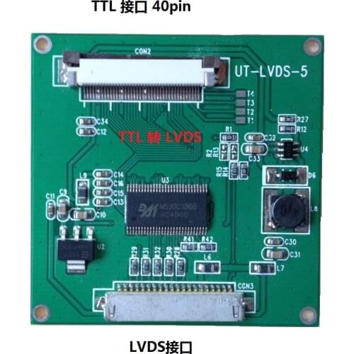 LCD screen LVDS to TTL LCD screen LVDS adapter board 40pin LCD screen LVDS driver board