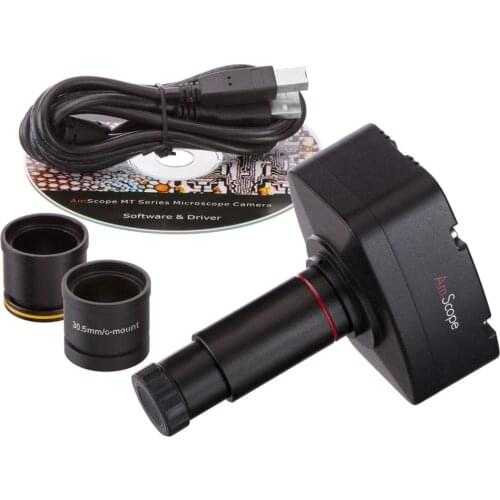 AmScope 5MP Microscope Digital Camera for Windows & Mac OS MA500