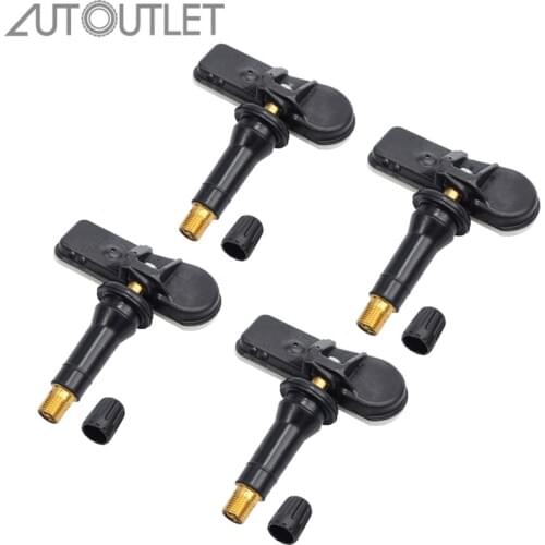 AUTOUTLET for 4pcs TPMS Tire pressure sensors 407009322R 407001628R 93457916 Tire pressure monitor