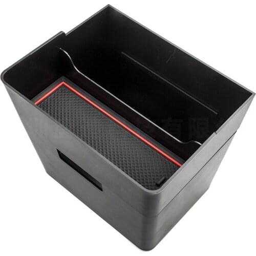Car Trash Bin Double Storage Box Storage Boxes Car Storage Box Fit for Tesla Model 3 2017 2018 2019