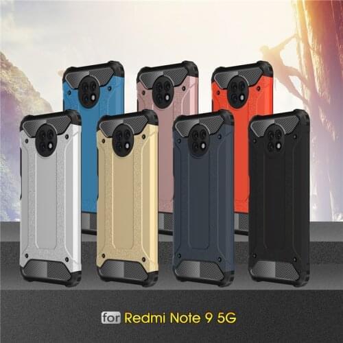 For Xiaomi Redmi Note 9T Case Anti-knock Bumper Rugged Armor Silicone Back Cover Redmi Note 9 T Pro Phone Case Redmi Note 9T 5G