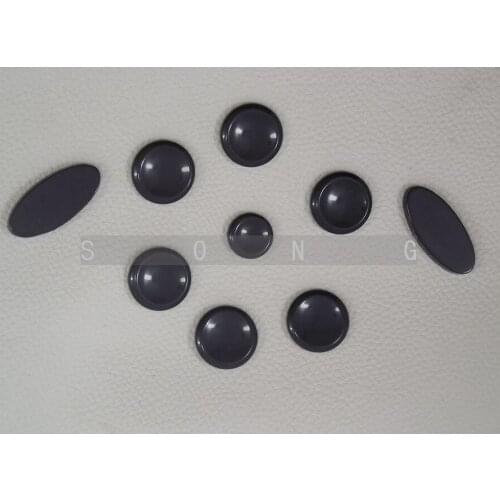 Black Saxophone key buttons inlays 1set=9pcs
