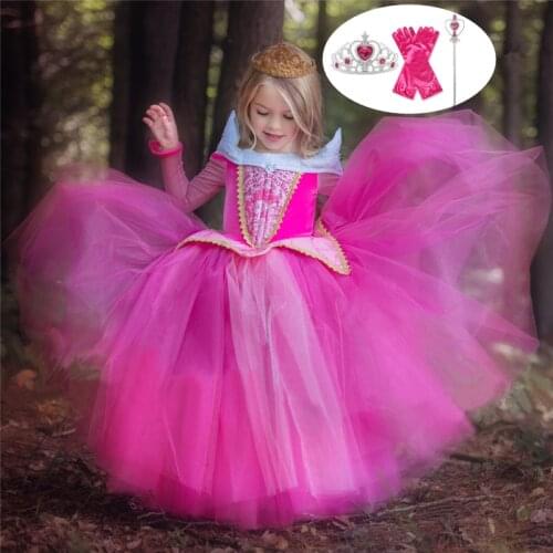 Girls Halloween Dress For Kids Beauty Cosplay Princess Costume Children Christmas Party Clothes Fancy Roleplay Dress Up Disguise